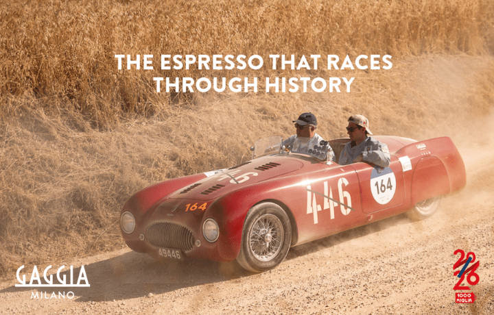 Gaggia Professional back at the 1000 Miglia